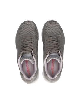 Zapatillas Skechers Fashion Fit Gris Mujer