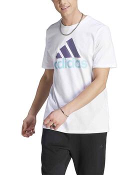 Camiseta Adidas M BL SJ T Blanco Hombre