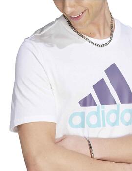 Camiseta Adidas M BL SJ T Blanco Hombre