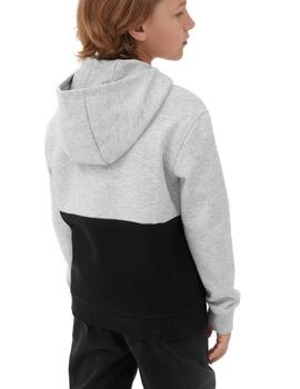 Sudadera 4F M628 Gris/Negro Niño