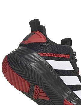 Zapatillas Adidas OwnTheGame 2.0 Negro/Rojo Hombre
