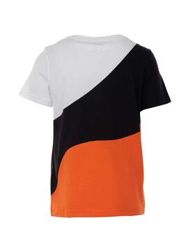 Camiseta Puma Power Cat Bco/Negro/Nj Niño