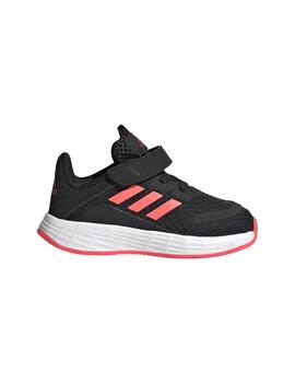 Zapatillas Adidas Duramo SL I Negro/Coral Niña