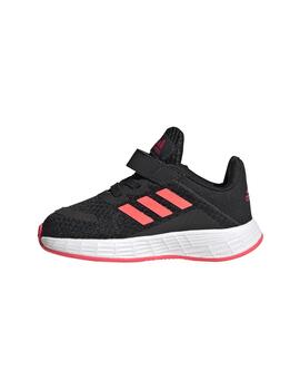 Zapatillas Adidas Duramo SL I Negro/Coral Niña