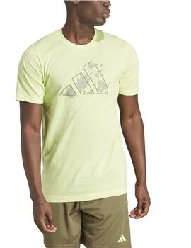 Camiseta Adidas TR-ES  Tee Amarillo Hombre