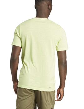 Camiseta Adidas TR-ES  Tee Amarillo Hombre