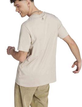 Camiseta Adidas M BL SJ T Beige Hombre