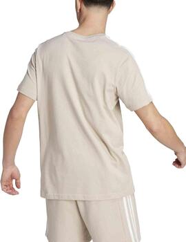 Camiseta Adidas M 3S SJ T Beige Hombre