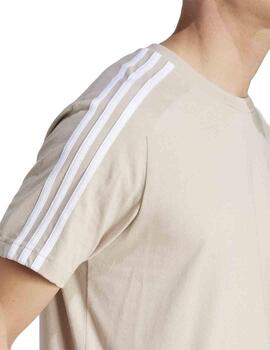 Camiseta Adidas M 3S SJ T Beige Hombre