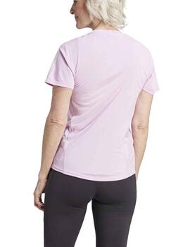 Camiseta Adidas Own The Run Lila Mujer