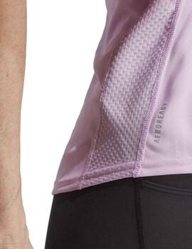 Camiseta Adidas Own The Run Lila Mujer