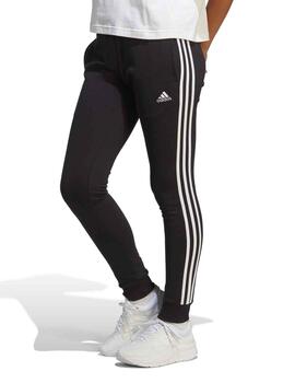 Pantalon Adidas W 3S FT CF Negro/Bco Mujer