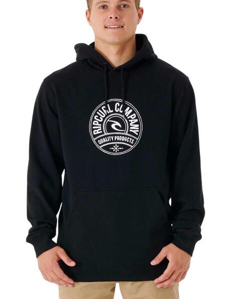 Sudadera Rip Curl Stapler Negro Hombre