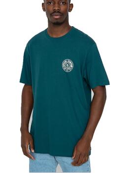 Camiseta Rip Curl Stapler Verde Hombre