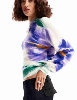 Jersey Desigual Ebro Crudo/Mtc Mujer