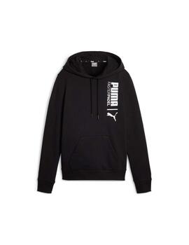 Sudadera Puma teamLIGA Padel Negro Mujer