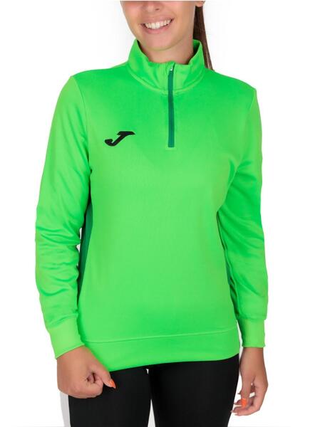 Sudadera Winner II Verde Flúor Mujer