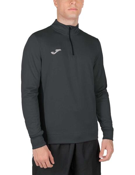 Joma Sudadera 1/2 Cremallera Winner Antrac.-Negro, Hombre