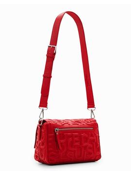 Bolso Desigual Maki Taupe Phuket Mini Rojo Mujer