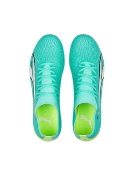 Botas Puma Ultra Match MG Verde Agua Hombre