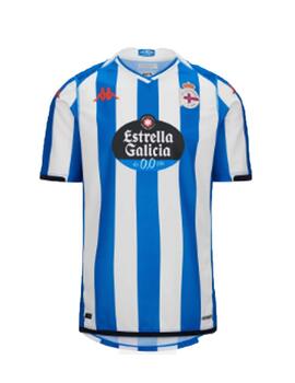 Camiseta Kappa Kombat RC Deportivo Royal/Blanco