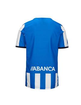 Camiseta Kappa Kombat RC Deportivo Royal/Blanco