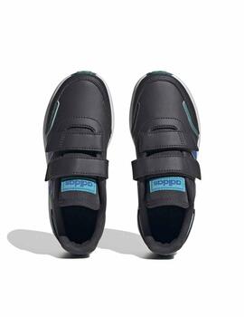Zapatillas Adidas VS Switch 3 CF C Negro/Azul Niño