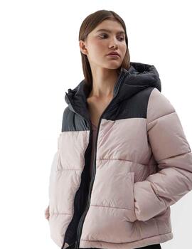 Cazadora 4F F230 Outerwear Beige/Negro Mujer