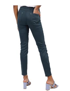 Pantalon Naf Naf Fcoaty Verde Mujer