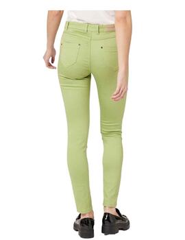 Pantalon Naf Naf Fpower Verde Mujer