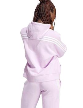 Chaqueta Adidas W FI 3S FZ Lila/Bco Mujer