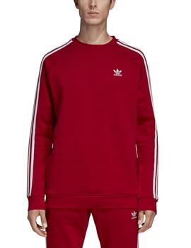 Sudadera 3-Stripes Crew Rojo