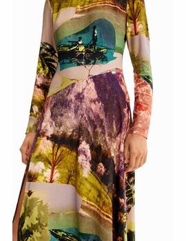 Vestido Desigual Paradise-Lacroix Multicolor Mujer