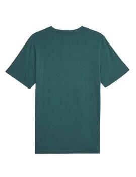Camiseta Puma Graphics Sneaker Verde Hombre