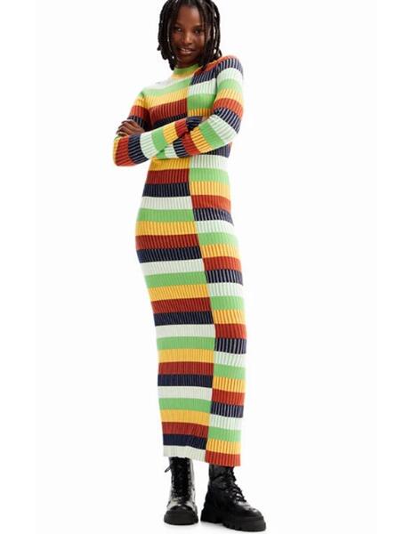 Vestido Desigual Sico Multicolor Mujer