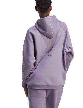Sudadera Adidas W Z.N.E. OH Morado Mujer
