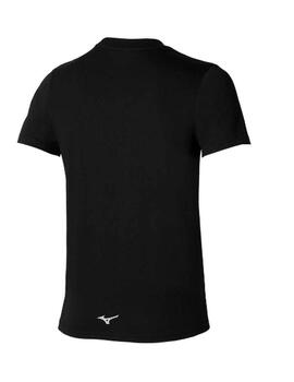 Camiseta Mizuno Athletic Rb Logo Negro Hombre