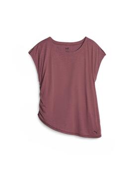 Camiseta Puma Studio Foundation Granate Mujer