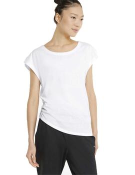 Camiseta Puma Studio Foundation Blanco Mujer