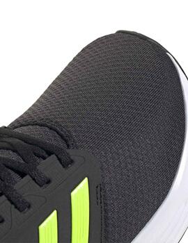 Zapatillas Adidas Galaxy 6 M Negro/Amarillo Hombre