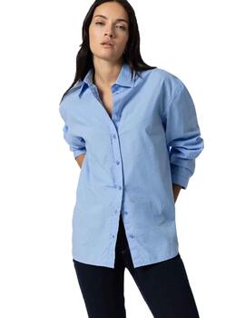 Camisa Tiffosi Gaya ML Azul Mujer