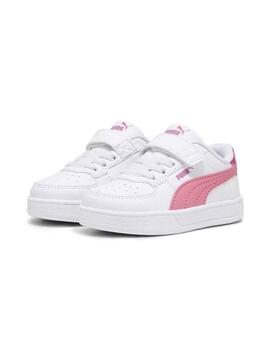 Zapatillas Puma Caven 2.0 AC  Blanco/Rosa Niña