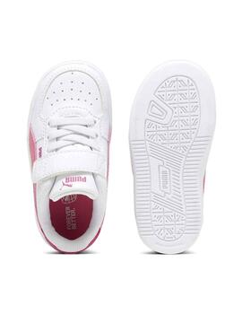 Zapatillas Puma Caven 2.0 AC+ Blanco/Rosa Niña