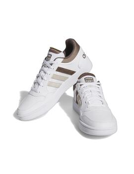 Zapatillas Adidas Hoops 3.0 Blanco/Marron Hombre