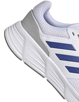 Zapatilla Adidas Galaxy 6 M Blanco/Azul Hombre