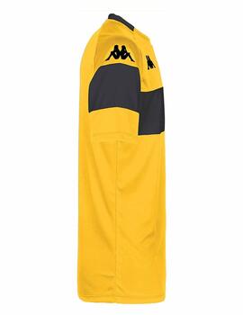 Camiseta Kappa Dareto Amarillo/Negro