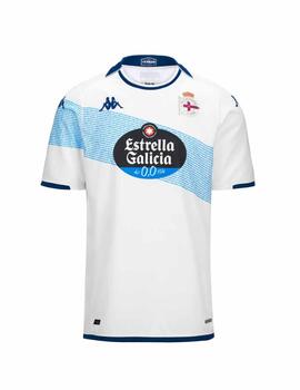 Camiseta Kappa Kombat RC Deportivo 3ª Azul/Blanco