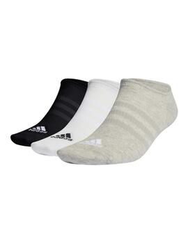 Calcetines Adidas T SPW NS 3P Bco/Negro/Gris