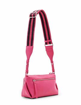 Bolso Desigual Half Logo Urus Fucsia Mujer