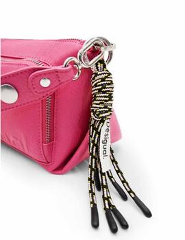 Bolso Desigual Half Logo Urus Fucsia Mujer